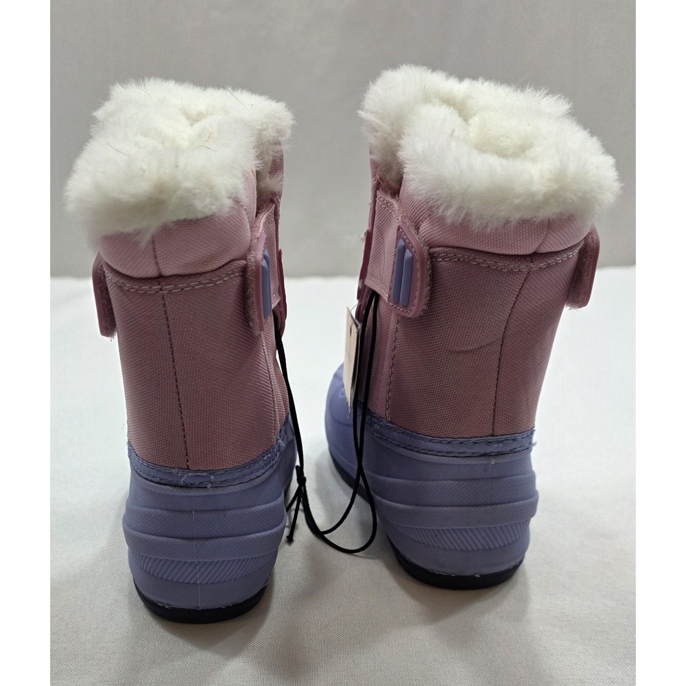 Cat & Jack Girl's Pink & Purple Winter Insulated Boots. New With Tags. Size 6 - Picture 3 of 9